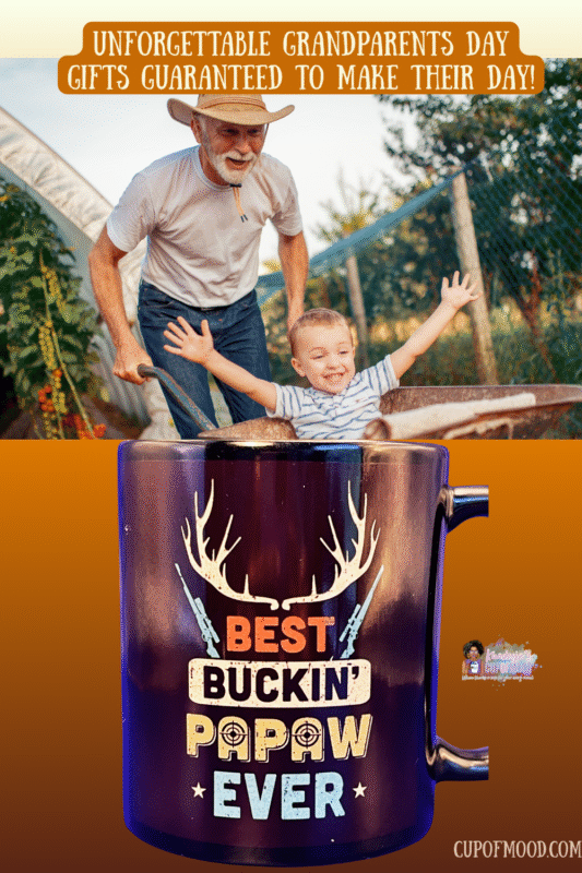 Grandfather coffee cup gift for Grandparents Day