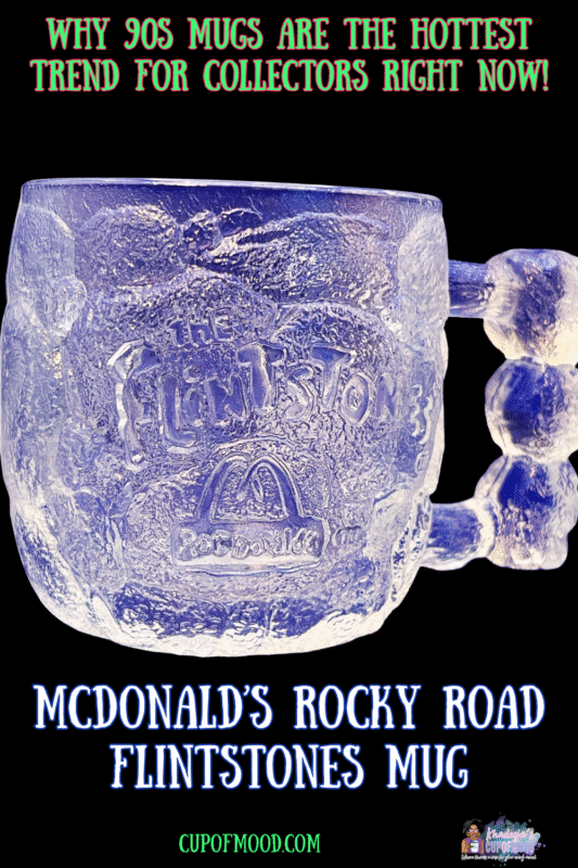 RocDonald's collectible glass with rocky texture