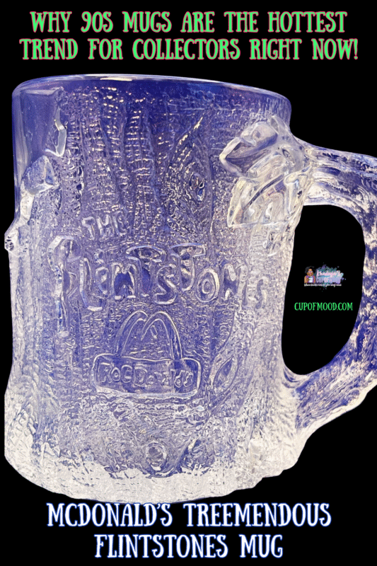 RocDonald's collector mug with Flintstones tree design