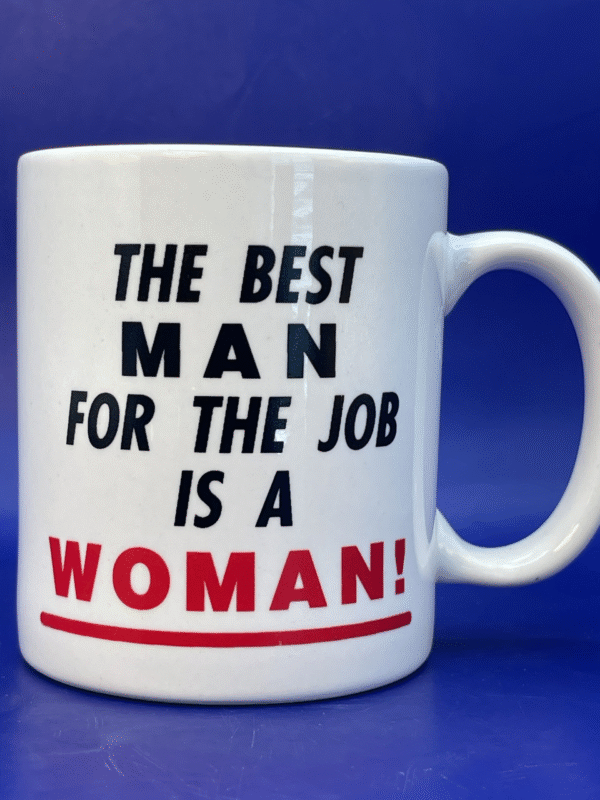 Meet the Best Man For Job Woman Mug. It’s the perfect #cupofmood and a standout women’s empowerment piece in our Boss Lady Collection!