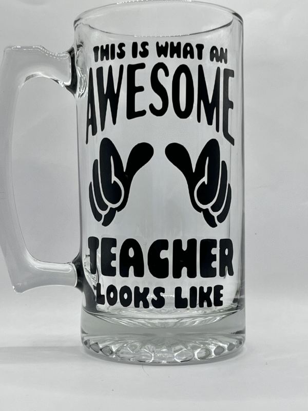 Raise a toast to your favorite educator with the Awesome Teacher Giant Beer Mug. It’s the perfect #cupofmood the ultimate way to celebrate hard work, dedication. And a well-deserved break after a long day in the classroom.