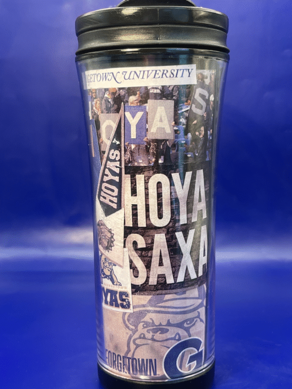 Calling all Georgetown Hoyas fans and Starbucks collectors. This Starbucks Georgetown Hoyas Travel Tumbler is the perfect #cupofmood for you.