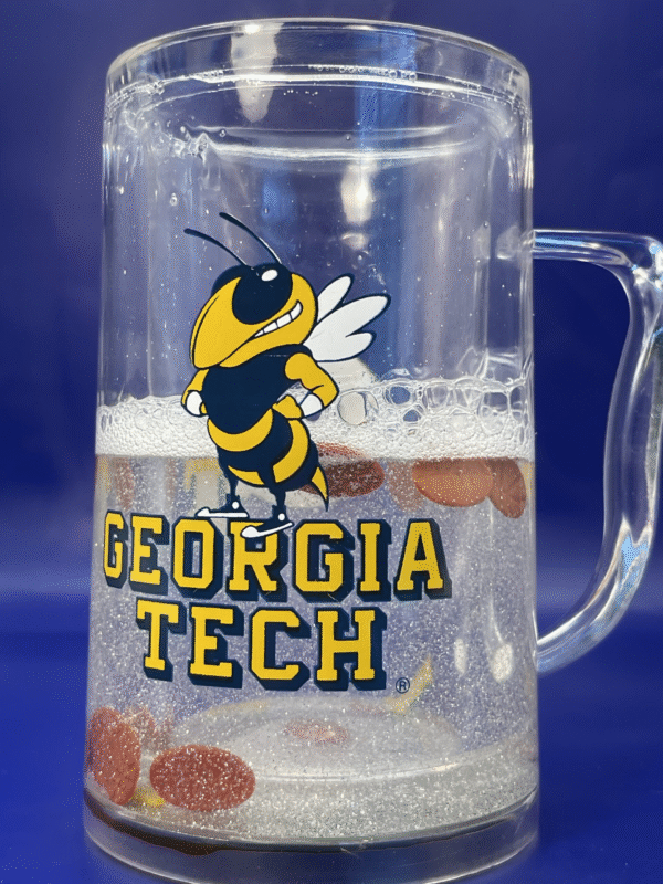 Unleash your inner champion with the Georgia Tech Freezer Mug! It’s the perfect #cupofmood keeping your drinks icy cold, and your school spirit even colder!