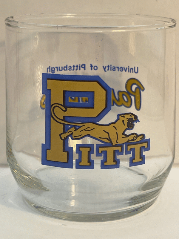 Celebrate college basketball history and Panther pride with our Vintage Pitt Panthers Collectible Glass! It’s the perfect #cupofmood and a rare gem.
