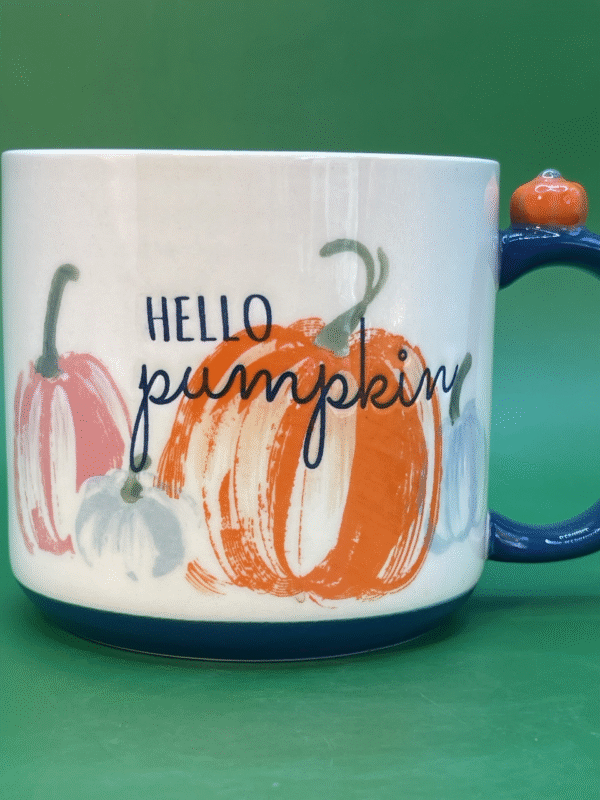 This 16-ounce white ceramic mug is the ultimate fall vibe. Perfect for cozying up with your favorite hot beverage.