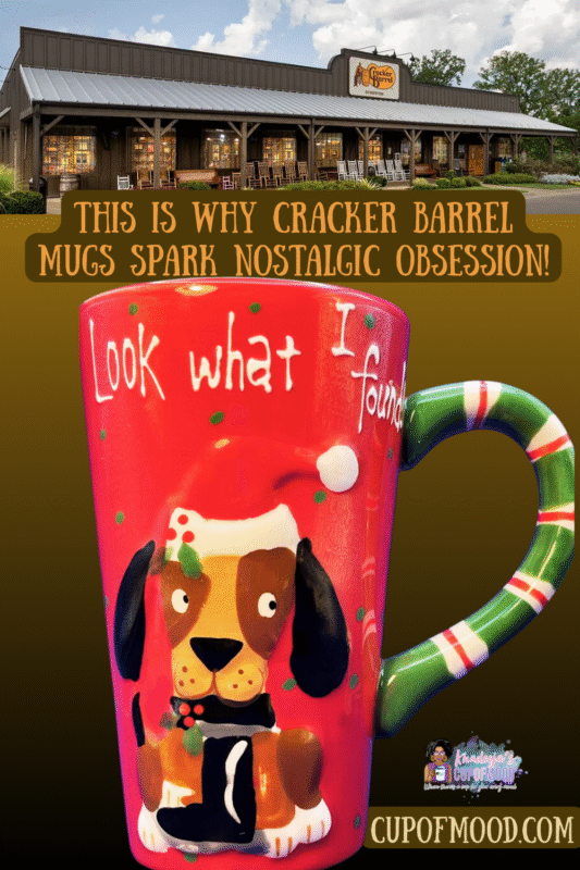 Unleash the festive mischief with the 3D Christmas Dog Latte Mug. It’s the perfect #cupofmood a delightful creation from the Cracker Barrel Collection.