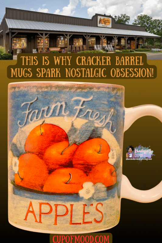 This Cracker Barrel Apple Mug from Cracker Barrel Farmers Market Collection is the perfect #cupofmood for the apple lover in your life.
