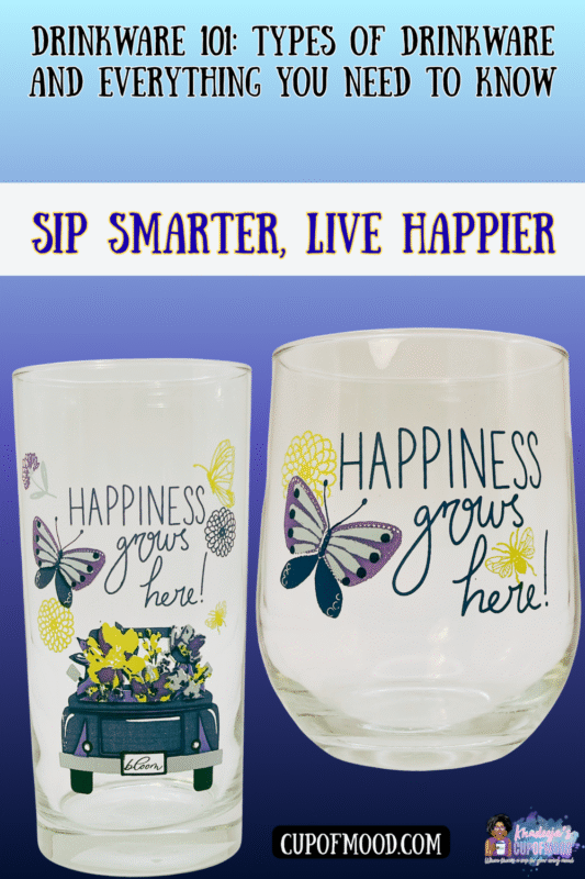 Elevate your wine-drinking experience with the enchanting Happiness Grows Here Stemless Wine Glass! It’s the perfect #cupofmood and a celebration of joy.