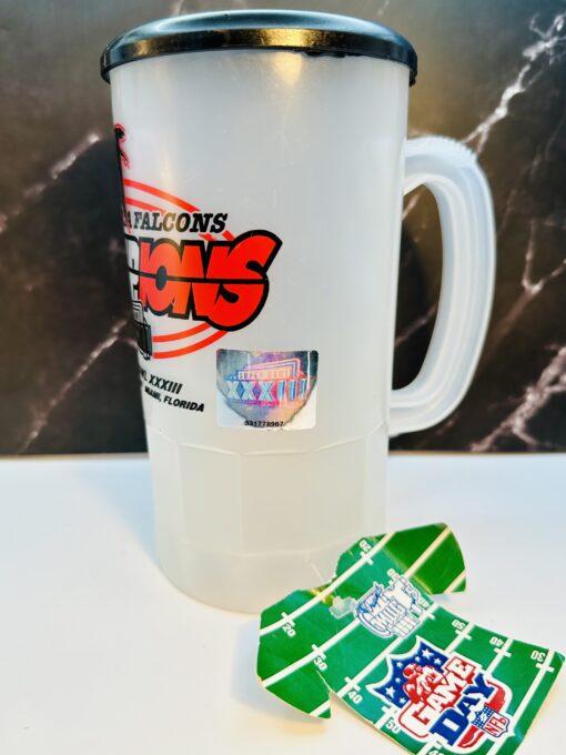 Falcons 1999 championship acrylic ICEE cup