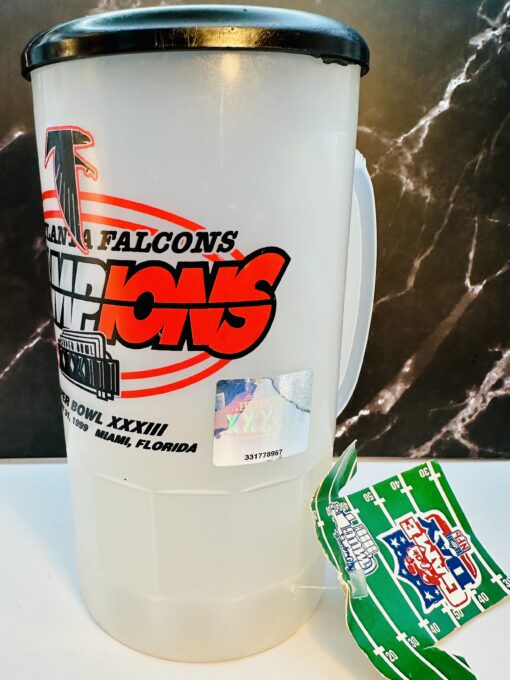 Super Bowl XXXIII commemorative Falcons cup
