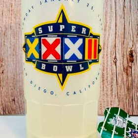 Super Bowl XXXII commemorative beer mug