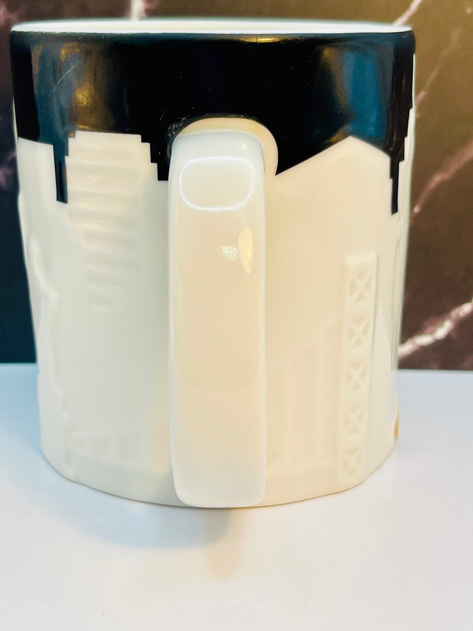 Starbucks New York City skyline mug with cab