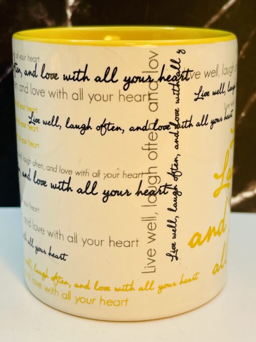 Uplifting coffee mug for daily positivity and happiness