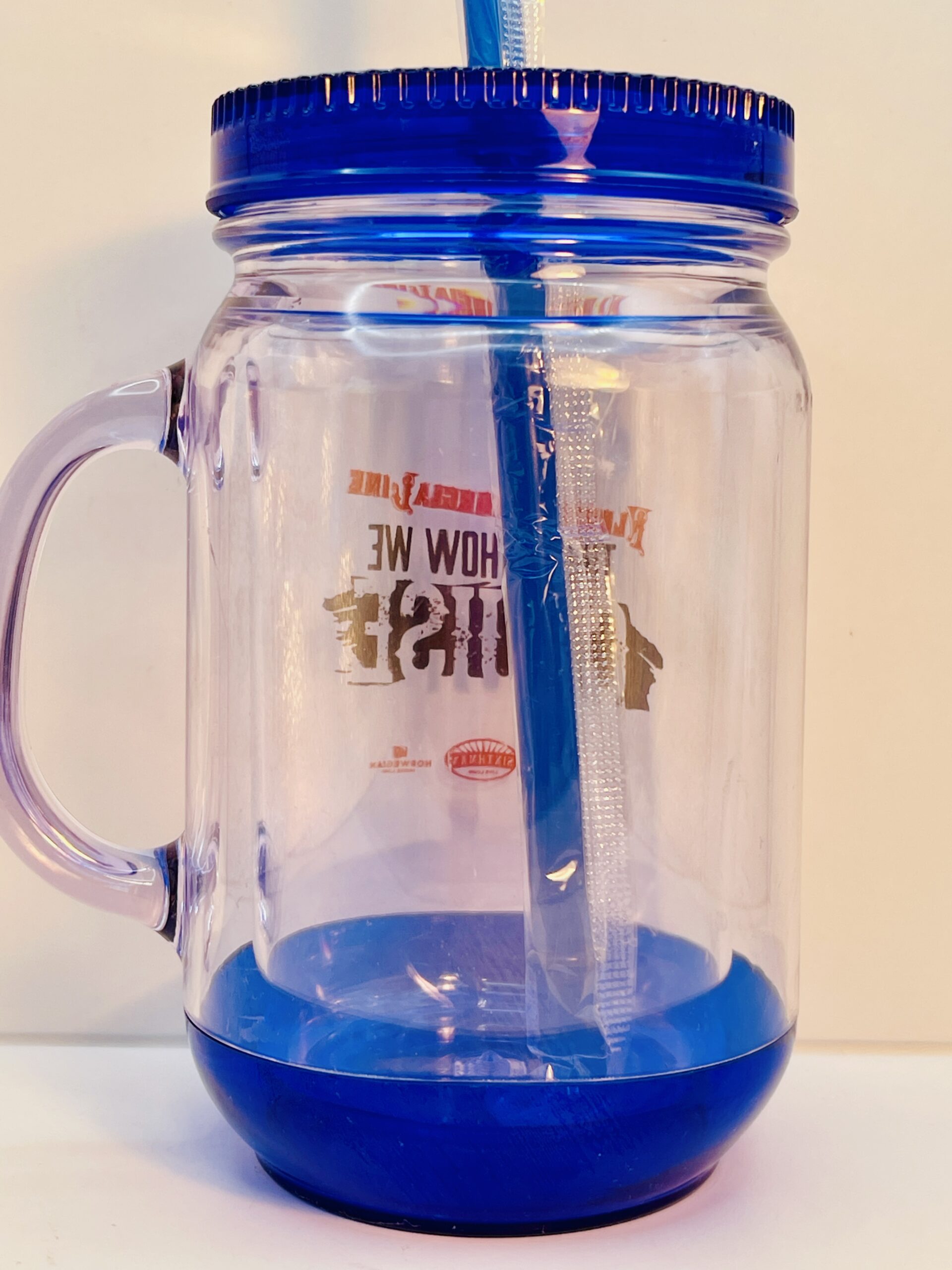 Concert and cruise inspired plastic mason jar