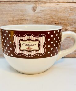 Chocolate Lovers 24oz Soup Mug Delight front view