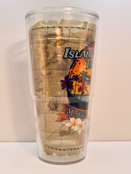 Tervis Margaritaville Island Time Tumbler with tropical design