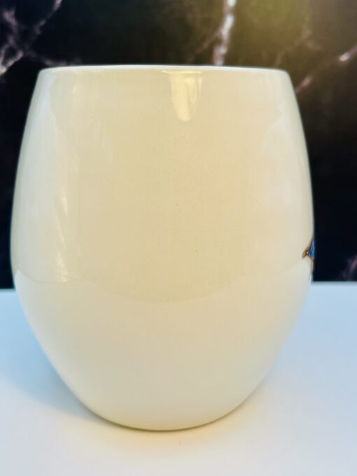 Rae Dunn Rest Mug by Magenta white and blue