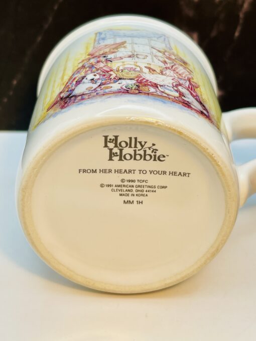 Vintage Holly Hobbie Moments with Mom Mug front design