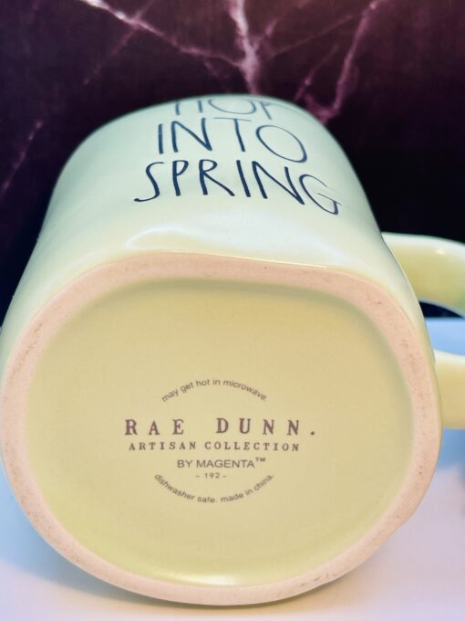 Rae Dunn seasonal springtime ceramic mug collectible