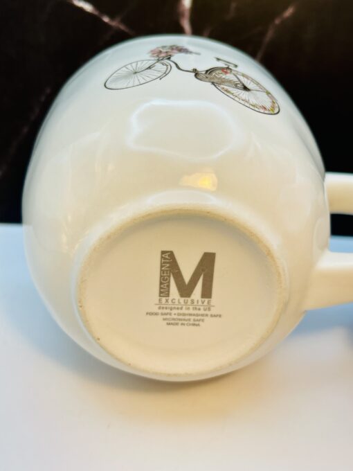 Rae Dunn Bicycle Mug collectible ceramic gift