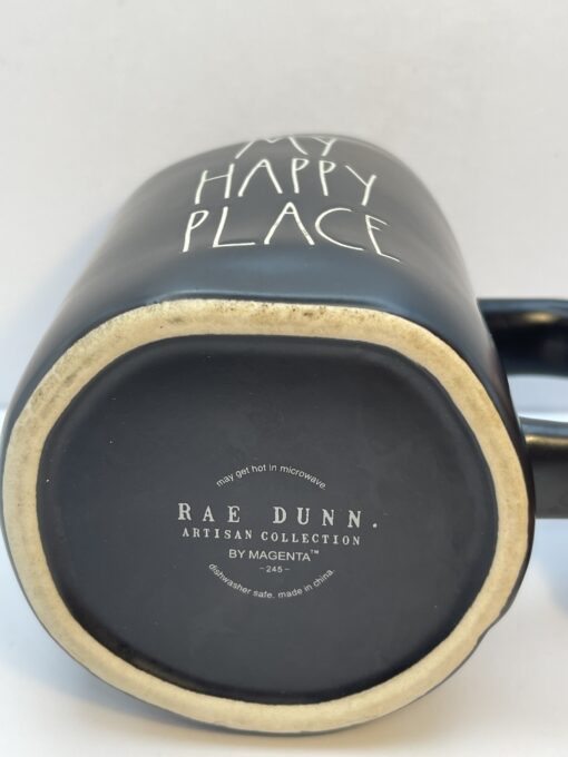 Rae Dunn My Happy Place ceramic gift mug