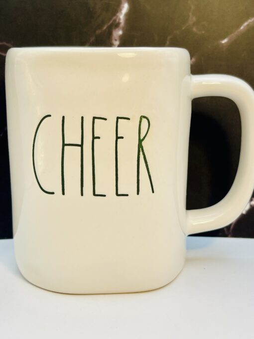 Rae Dunn Cheer Red Inside Mug front view