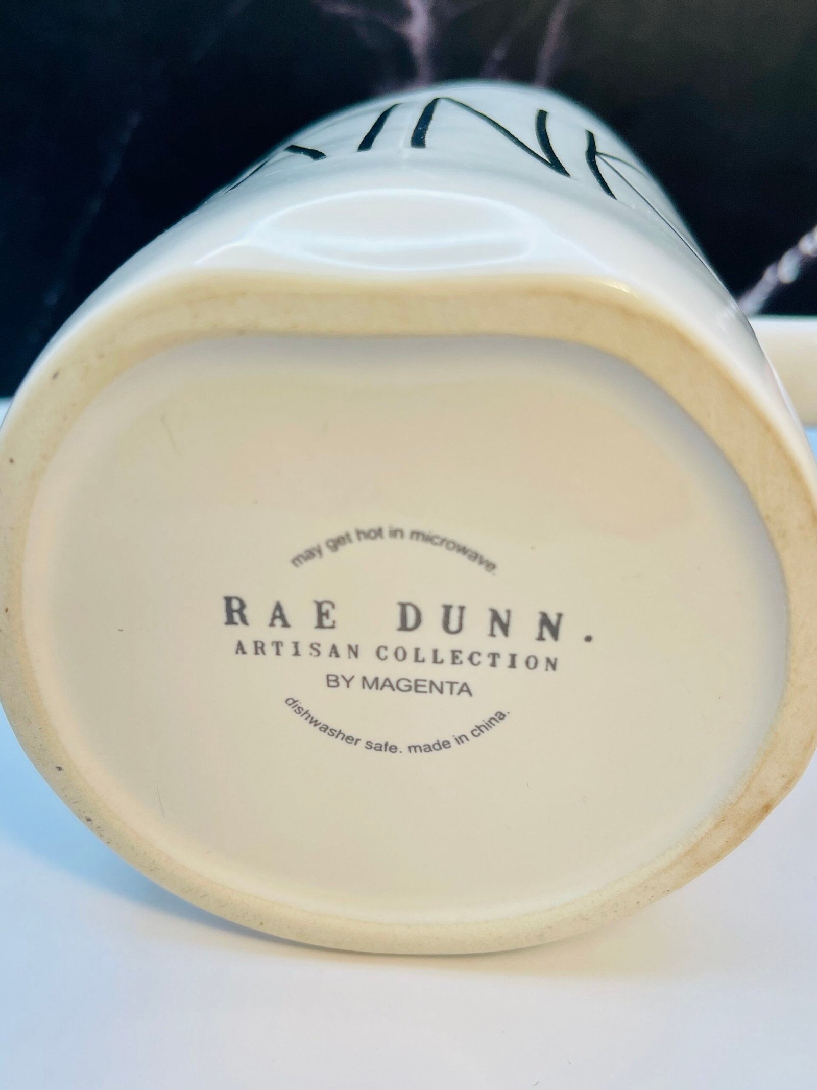 Rae Dunn Drink Mug collectible stoneware coffee cup