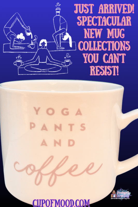 The Opalhouse Yoga Pants and Coffee Stoneware Mug is the perfect #cupofmood to kickstart your morning with humor and style.