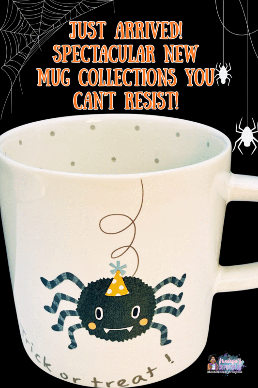 Magenta Designer Halloween coffee mug
