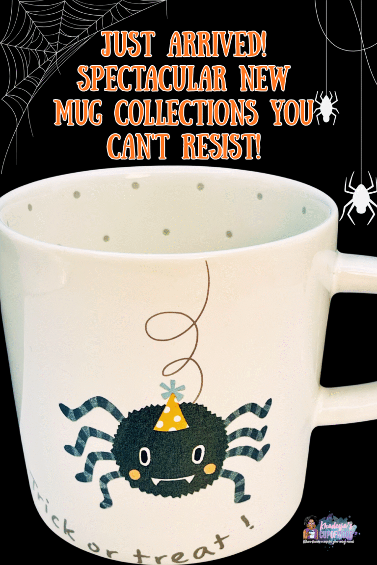 Magenta Designer Halloween coffee mug