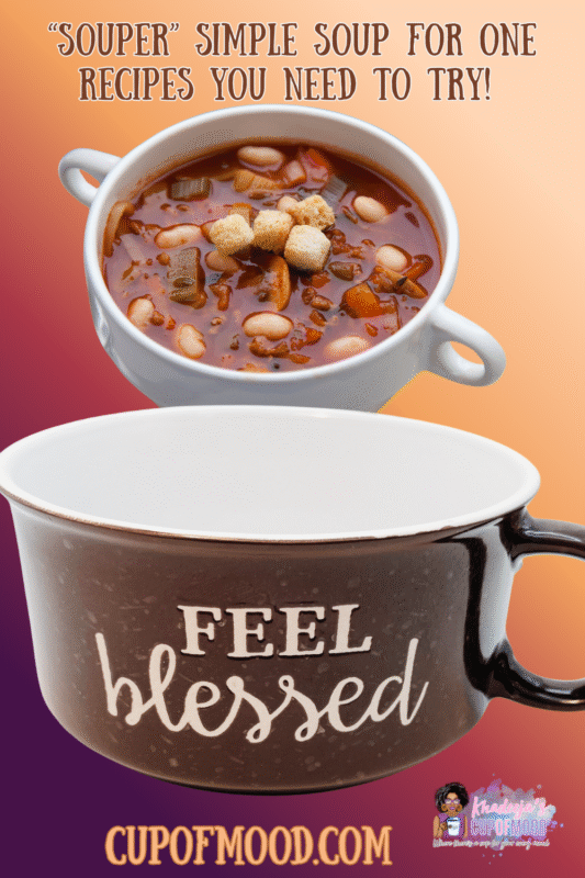 Embrace the warmth of gratitude with our Feel Blessed Soup Mug. It’s the perfect #cupofmood and a daily reminder to savor life’s blessings.