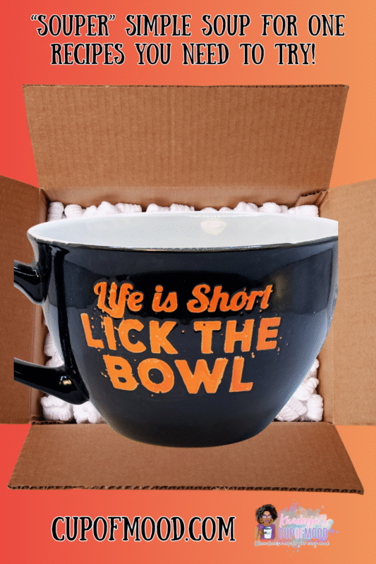 Introducing the Life’s Short Lick Bowl Mug. It’s the perfect #cupofmoood and the perfect blend of fun and functionality for every food lover!