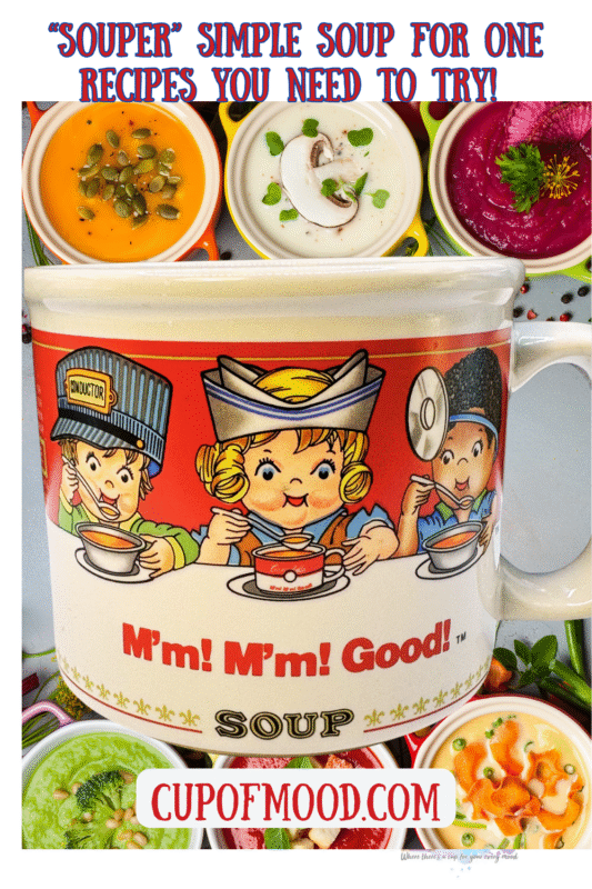 This delightful 16-ounce red and white ceramic mug is a perfect homage to the beloved Campbell’s Soup brand.