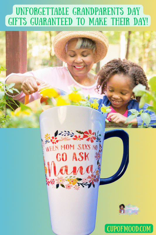 Funny Ask Nana jumbo latte mug for Grandparents Day