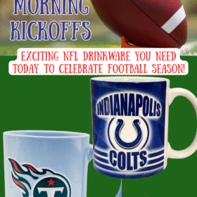 NFL Drinkware that will have you ready to cheer (or groan) through every touchdown, field goal, and questionable ref call.