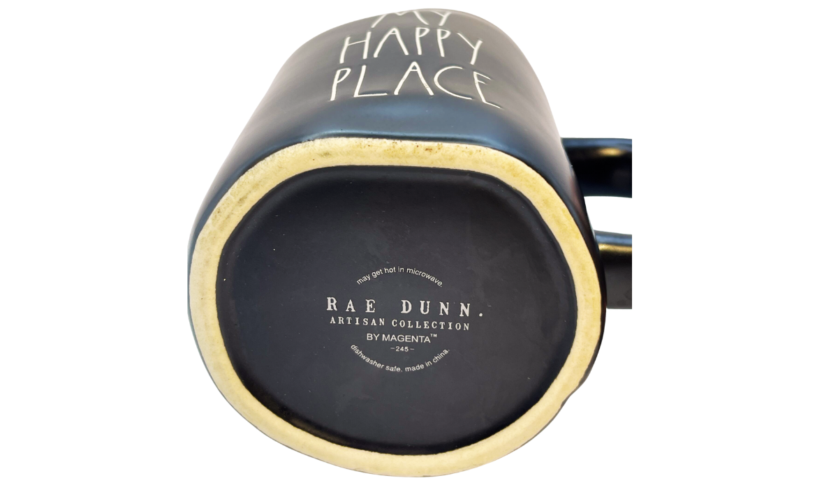Rae Dunn Artisan Collection mug bottom stamp by Magenta