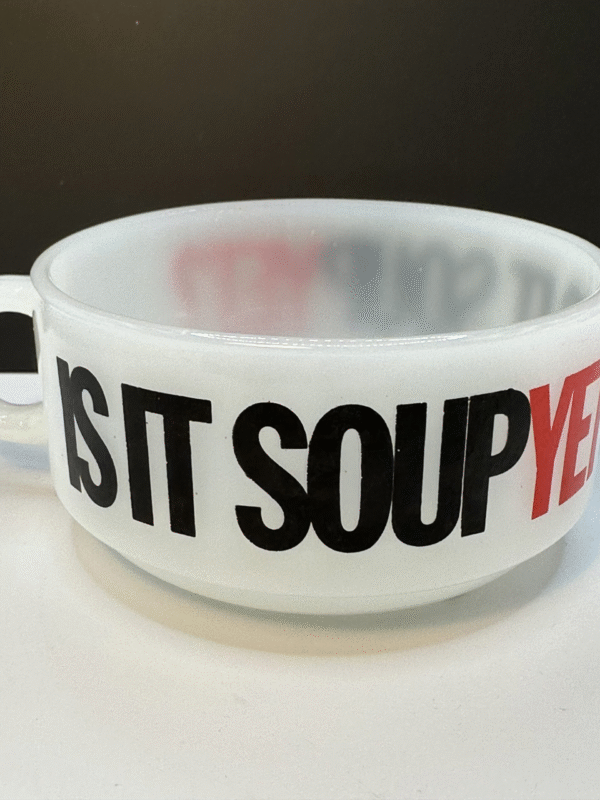 Introducing the Soup Yet Soup Mug. It’s the perfect #cupofmood and ultimate vessel for those who believe that life is too short to wait for deliciousness!