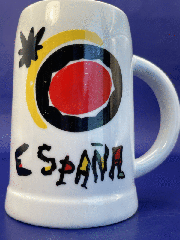 Discover the perfect addition to your Spain Travel Souvenir Collection with the Joan Miro Espana Spain Mug. 