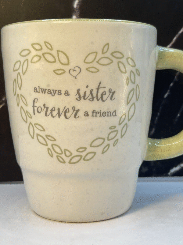 Celebrate the bond that never fades with the Precious Moments Always Sister Mug. It’s the perfect #cupofmood to remind you of the friendship you share.