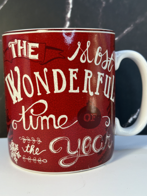 Embrace the magic of the holidays with the festive 222 Fifth Christmas Tunes Mug. It’s the perfect #cupofmood reminding you of the joy this season brings.