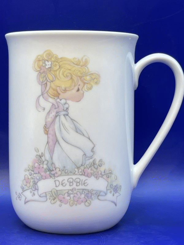 Make Debbie’s day extra special with the Precious Moments Debbie Name Mug. It’s the perfect #cupofmood a unique and thoughtful piece.