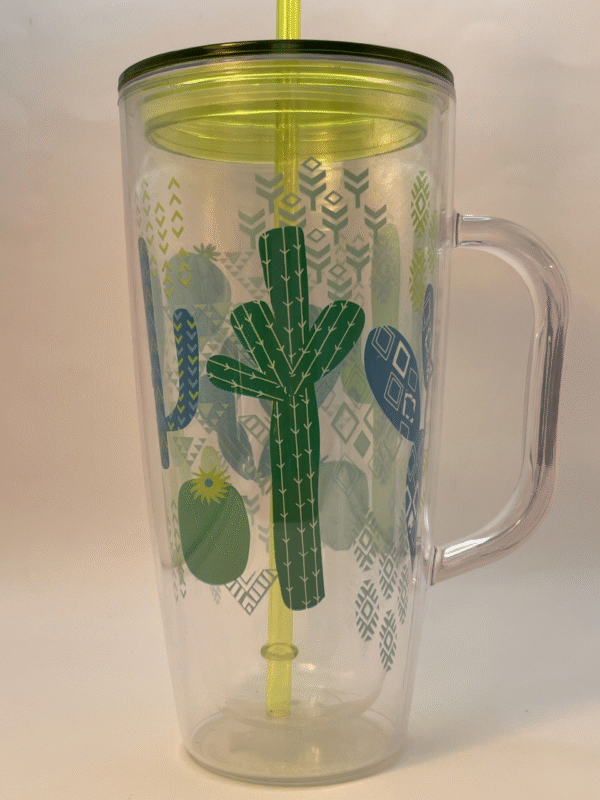 This 20-ounce double-walled wonder is designed to keep your drink  cool and refreshed.