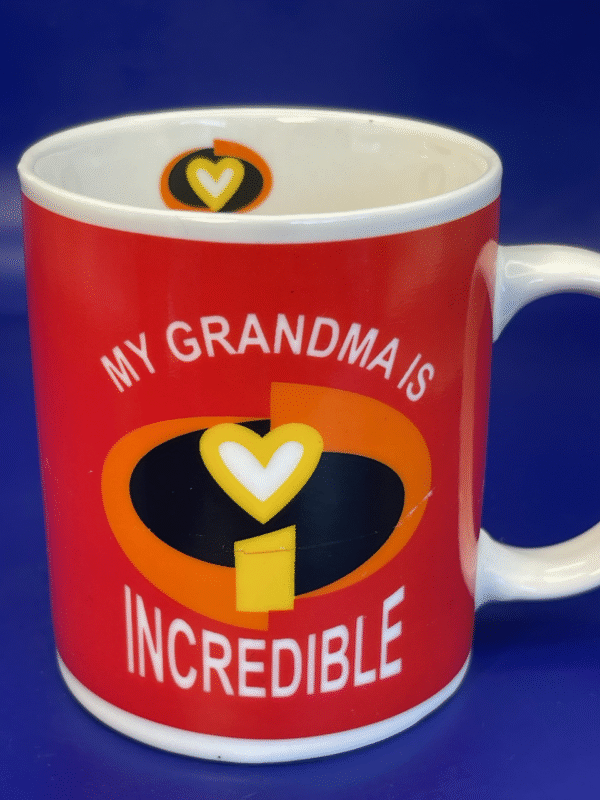Unleash your Grandma’s superpowers with the delightful My Grandma Is Incredible Mug! It’s the perfect #cupofmood and a tribute to the incredible woman.