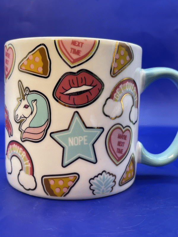 Indulge in a fantastical coffee experience with our oversized Cracker Barrel Unicorn Mug. It’s the perfect #cupofmood where every sip is magical.