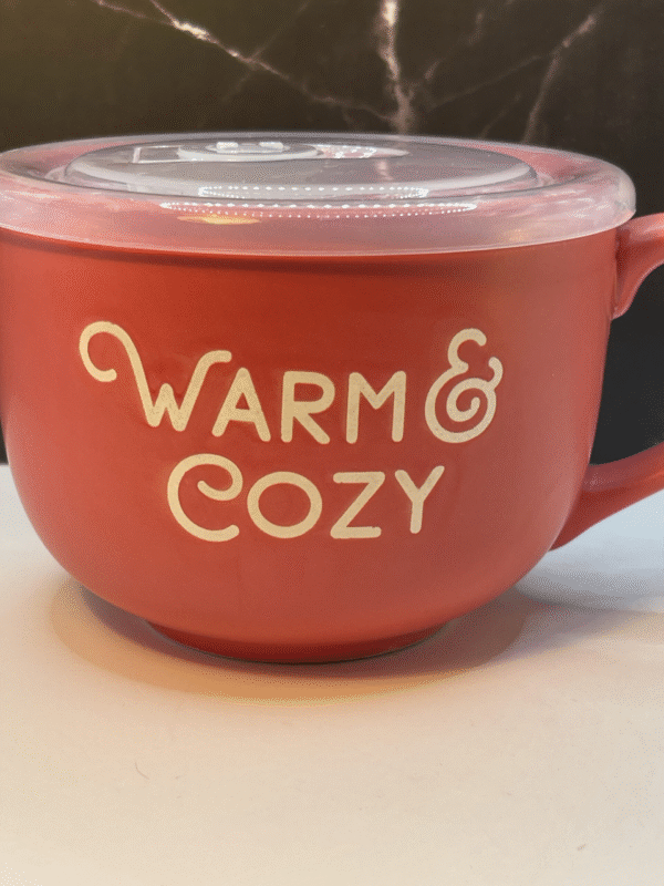 Get ready to warm up with our Warm Cozy Soup Mug.  It’s the perfect #cupofmood and your new favorite companion for  for chilly days!