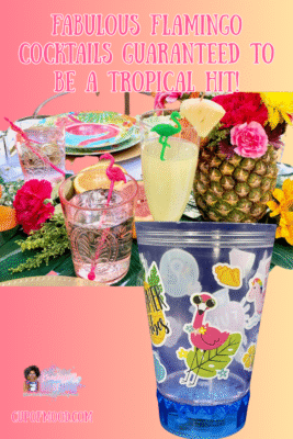 Sip Tropical Flamingo Drinks in Stylish Flamingo Cups