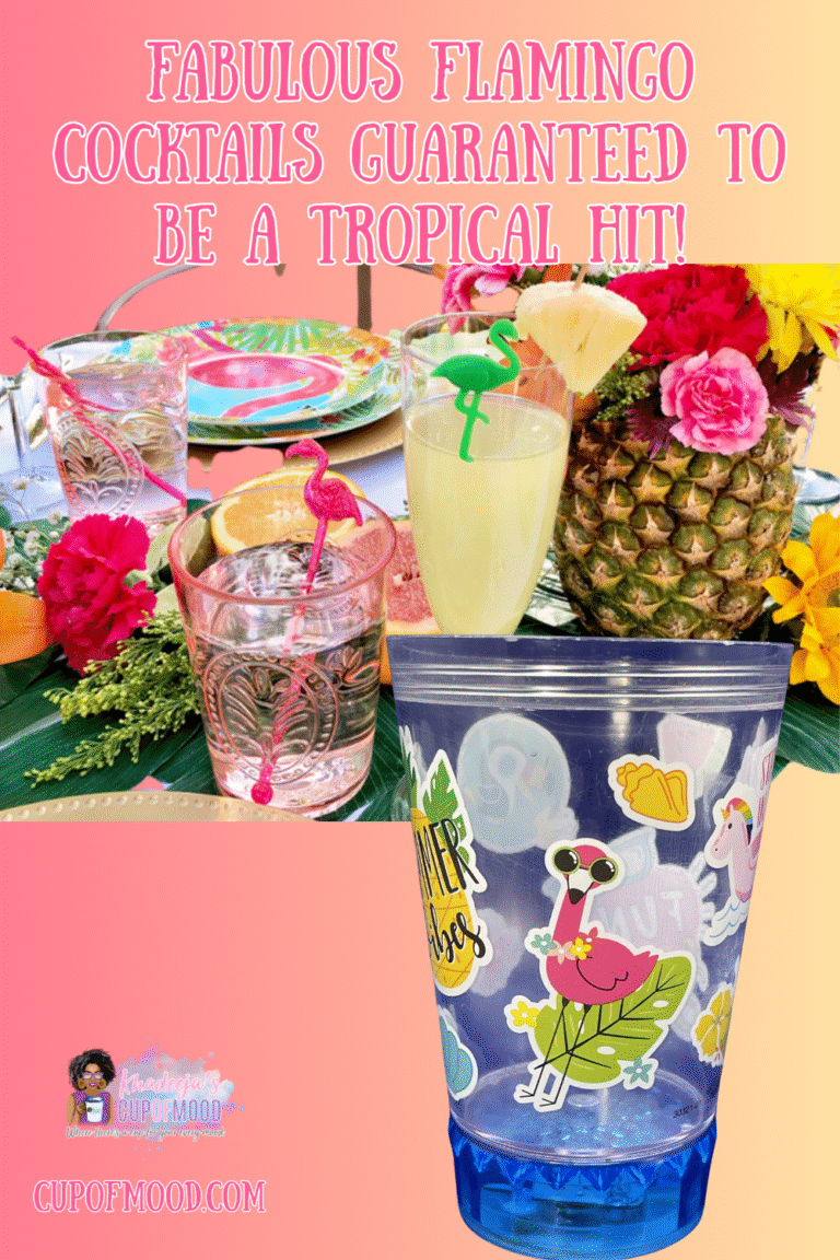 Sip Tropical Flamingo Drinks in Stylish Flamingo Cups
