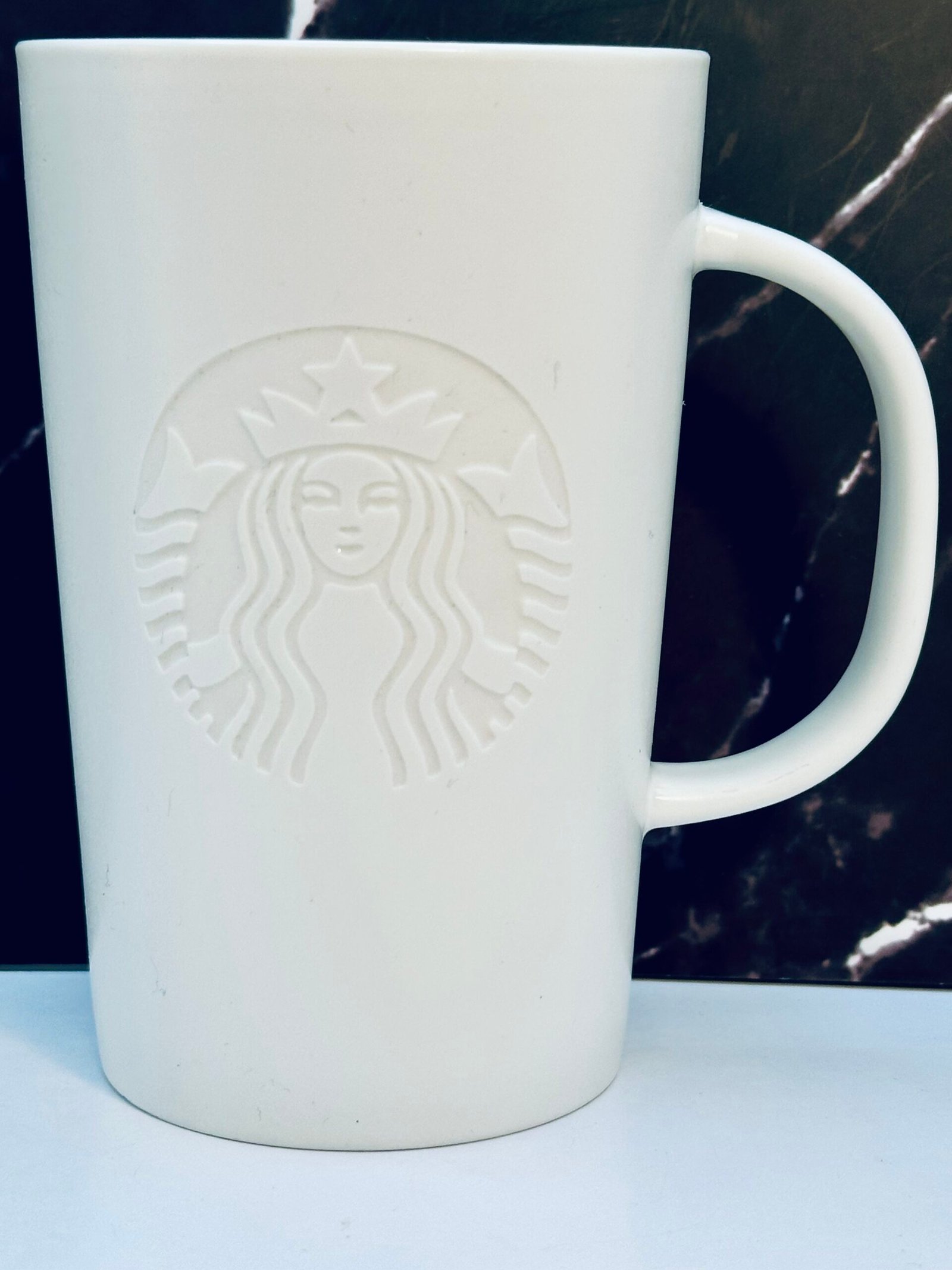 Starbucks 2015 Etched Siren White Mug