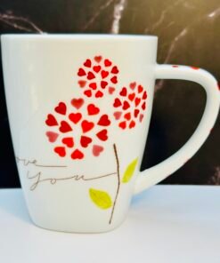 Starbucks I Love You Hearts Mug 2007