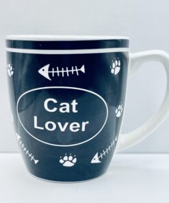 Cat Lover Fish Bones Coffee Mug